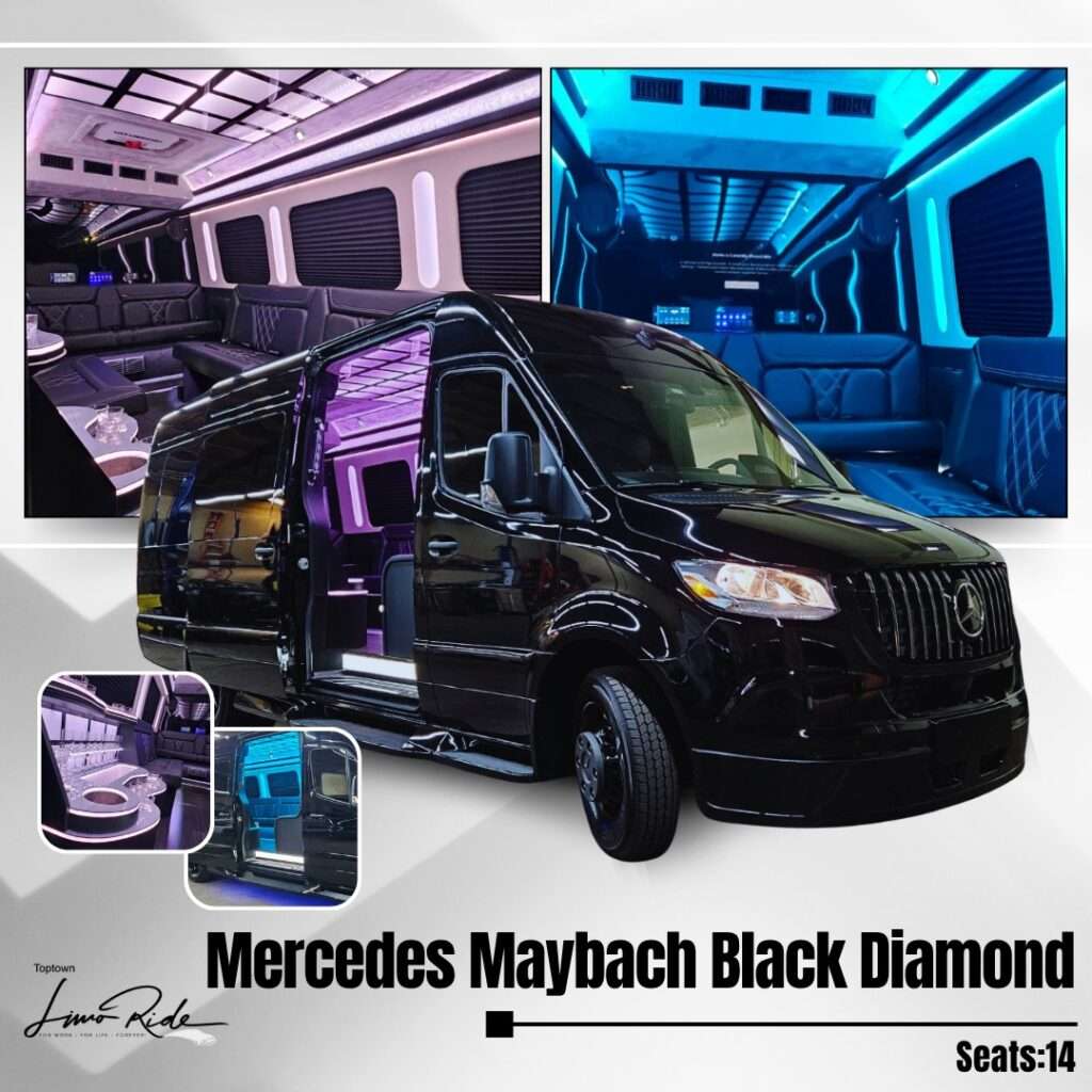 Mercedes Sprinter Party Bus - The Black Diamond Maybach