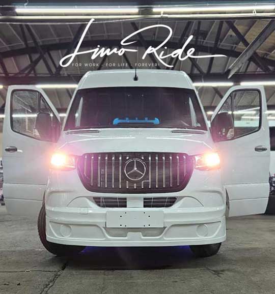 Mercedes Sprinter Party Bus -14 Passenger