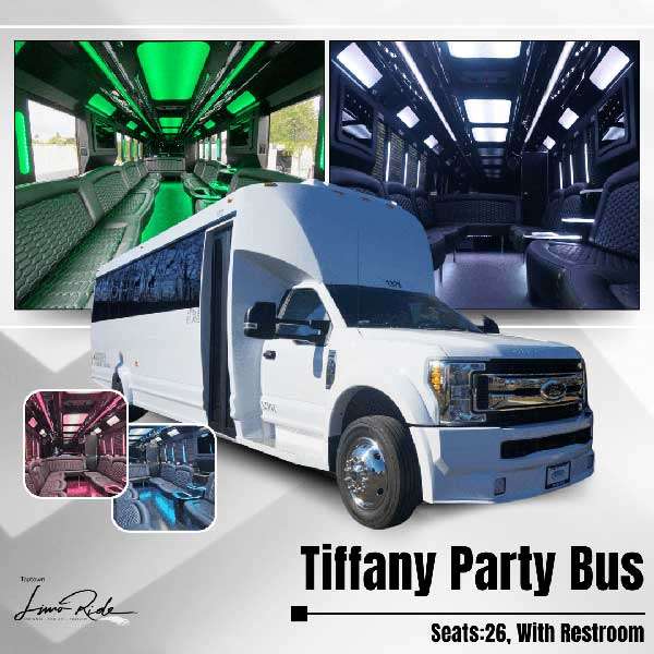 Party Bus - 26 Passenger NJ Party Bus Rentals Toptown LimoRide