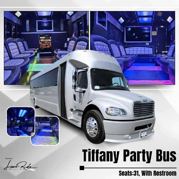 Party Bus - 31 Passenger NJ Party Bus Rentals Toptown LimoRide